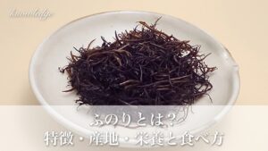 ふのりとは?特徴・産地・栄養・食べ方と三陸産ふのりの魅力