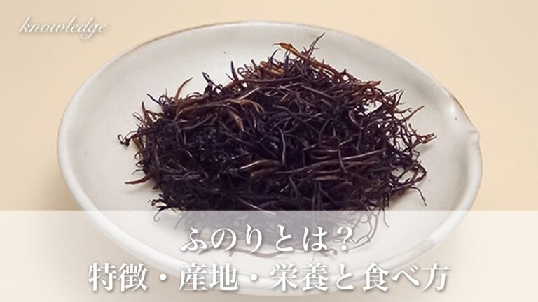 ふのりとは？特徴・産地・栄養・食べ方と三陸産ふのりの魅力